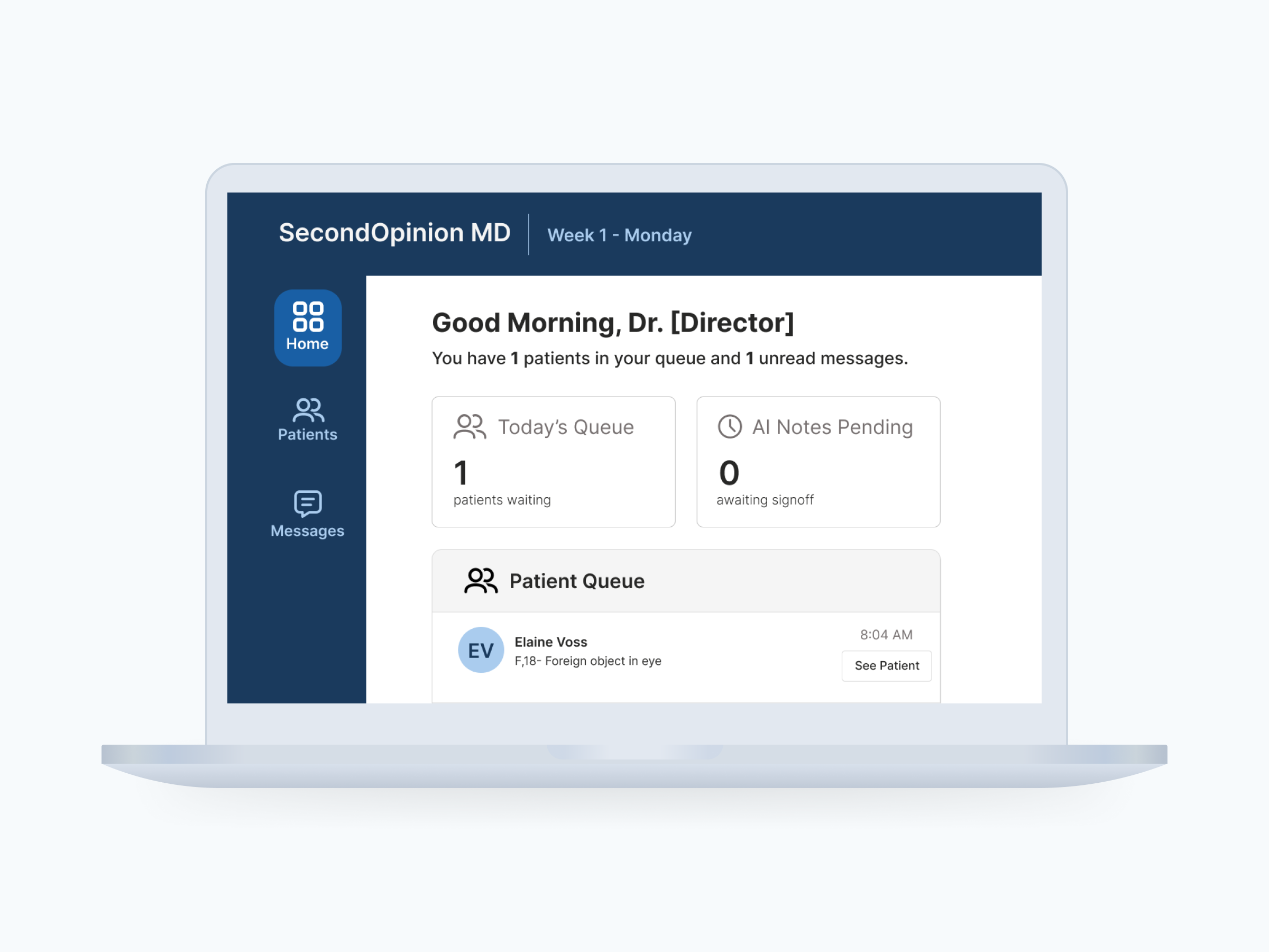 Second Opinion dashboard
